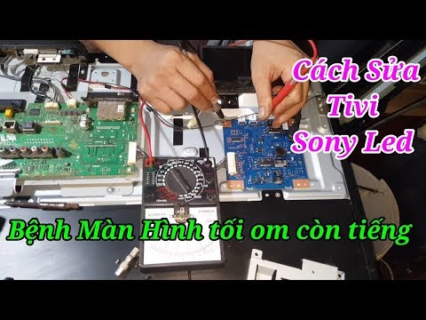 Video Sửa tivi Sony KDL 43W800C màn hình tối om còn tiếng |... - youtube