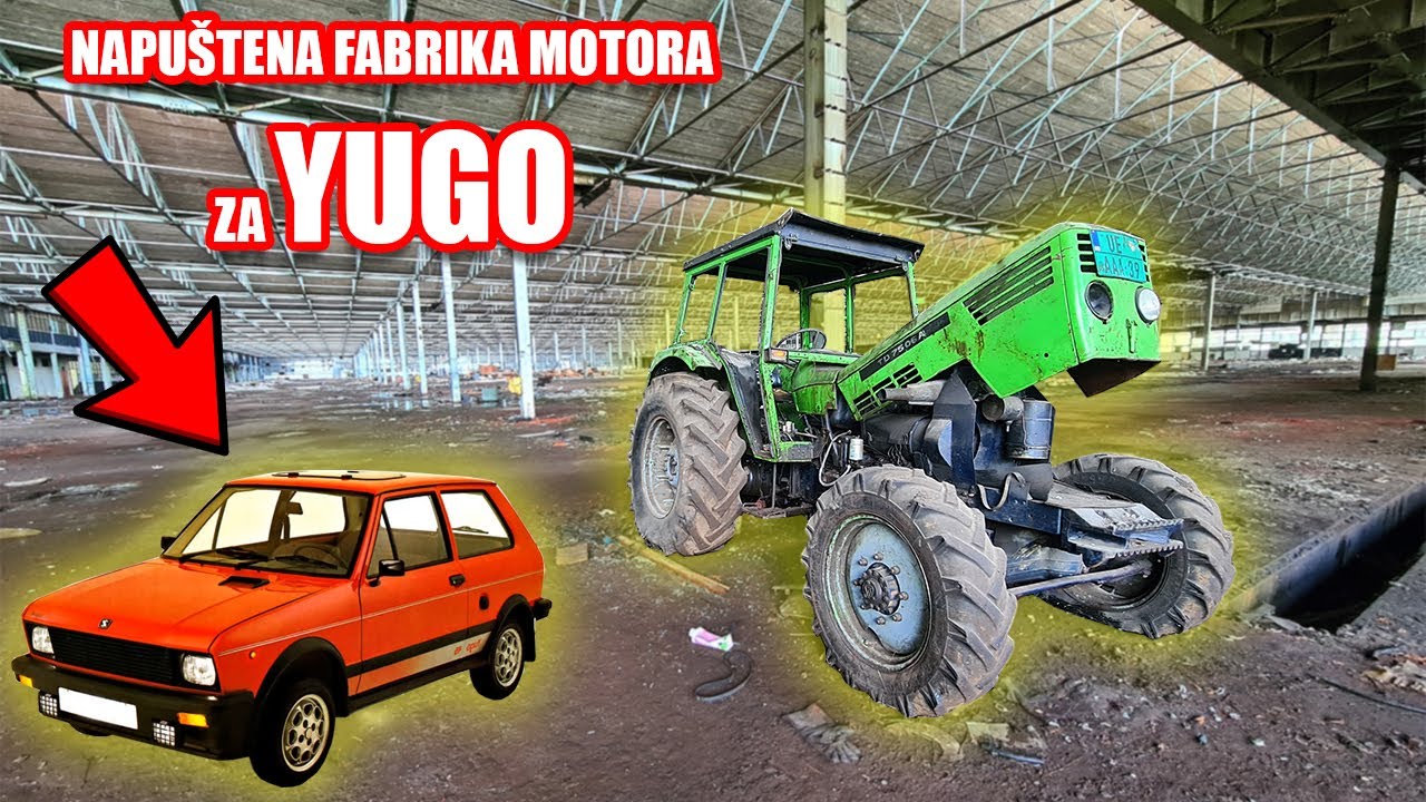 NAŠAO NAPUŠTENU FABRIKU MOTORA ZA YUGA???