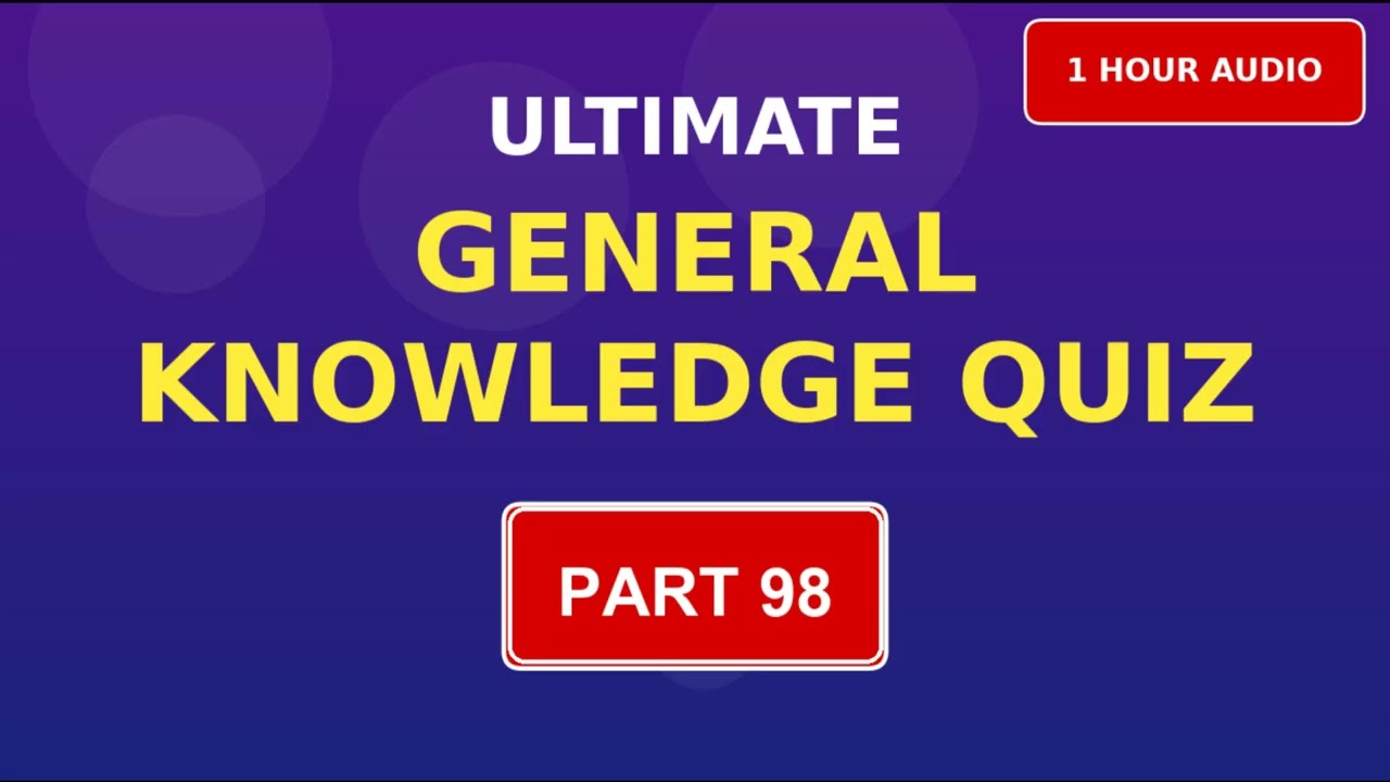 100000+ General Knowledge Questions for Competitive Exams | Part 98 (1 Hour Audio)