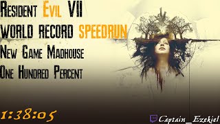 Resident Evil 7: Biohazard WORLD RECORD SPEEDRUN | Madhouse New Game 100% | 1:38:05