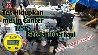 Test Running engine Truck Canter125PS