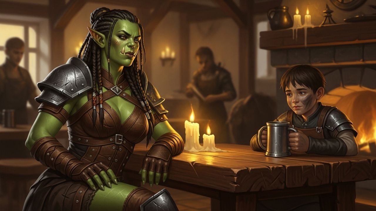 The Blacksmith Called It Scrap — The Orc Warrior Wore It Like a Promise