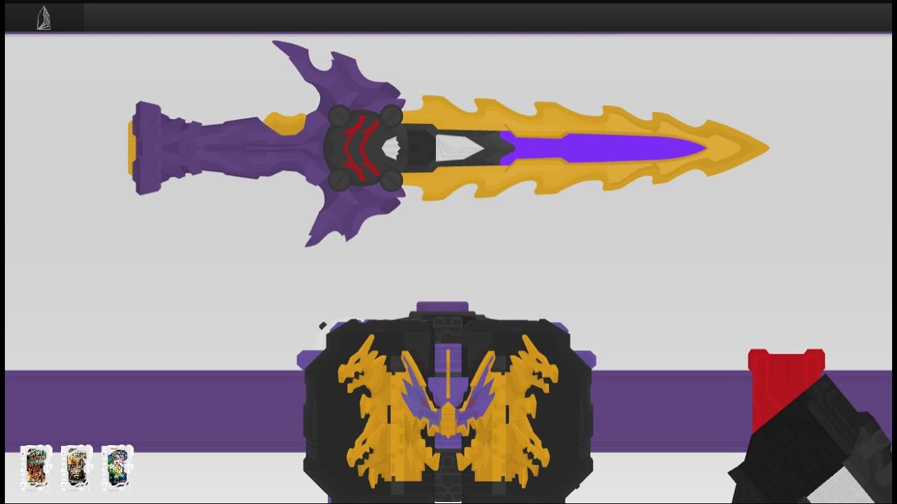 Kamen Rider Saber Flash Belt .973 Kamen Rider Calibur All Henshin