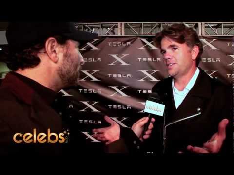 Tesla Motors Chief Designer Franz von Holzhausen at the launch of ...