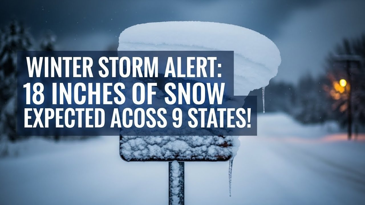 Winter Storm Alert: 18 Inches of Snow Expected Across 9 States! - YouTube