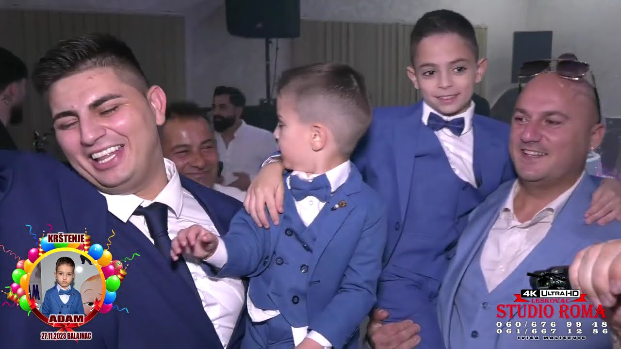 KRSTENJE ADAM PART3 - 27.11.2023 BALAJNAC - STUDIO ROMA IVICA 4K LESKOVAC