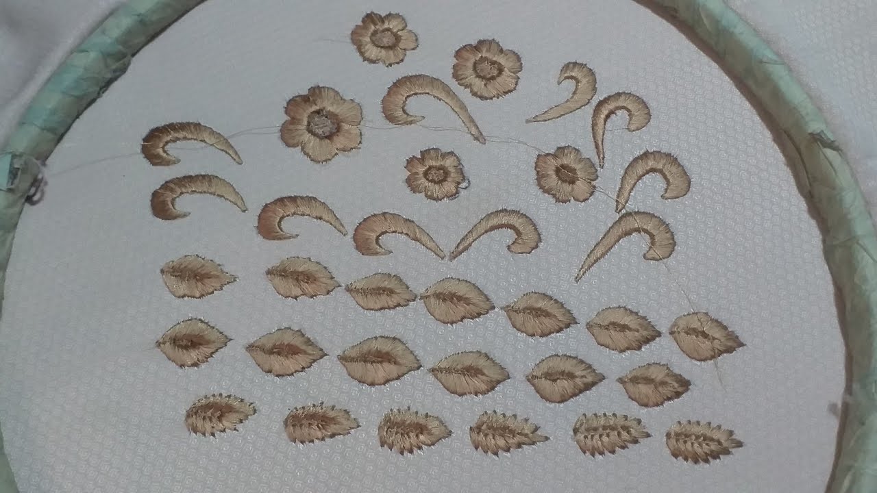 #الطرز_الرباطي وريقات بتدوار المرمة و خنيجرات و وريدات مع شرح بسيط سهل