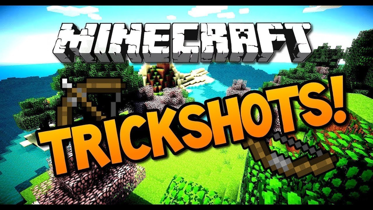 Minecraft Trick Shots - YouTube