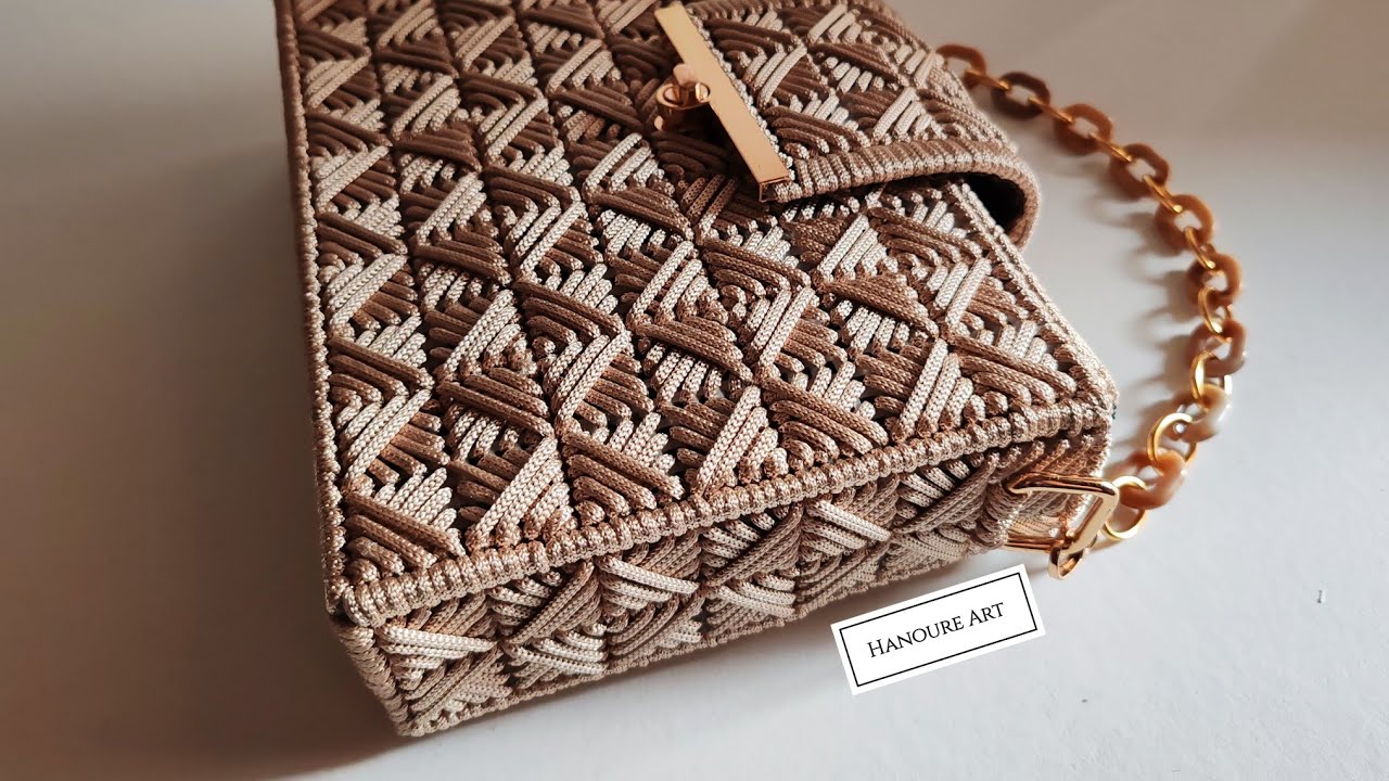 Diy bag with plastic canvas /plastic canvas bag tutorial /New bag design- PART 3