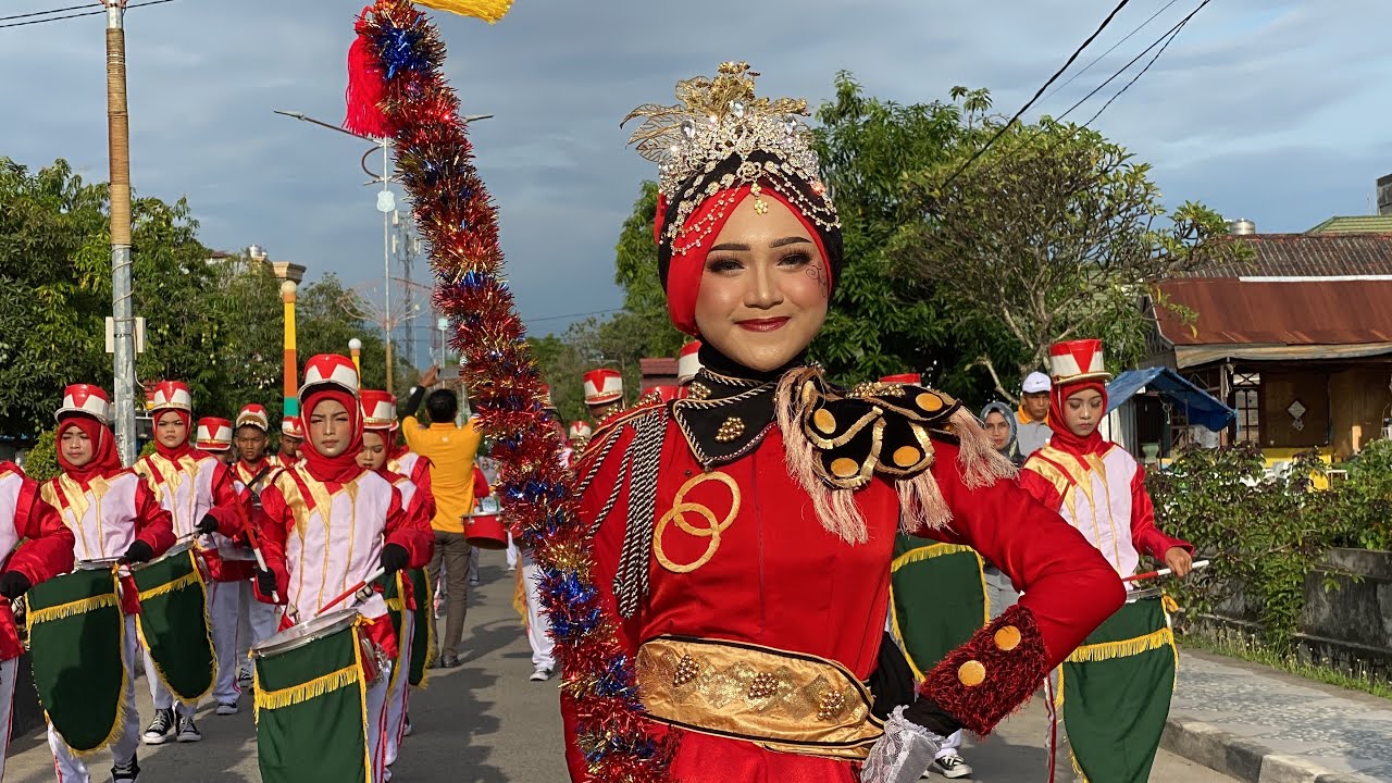 LUAR BIASA! Aksi Drum Band MTsN 2 Sidrap di Hari Amal Bakti (HAB) Kemenag Sidrap