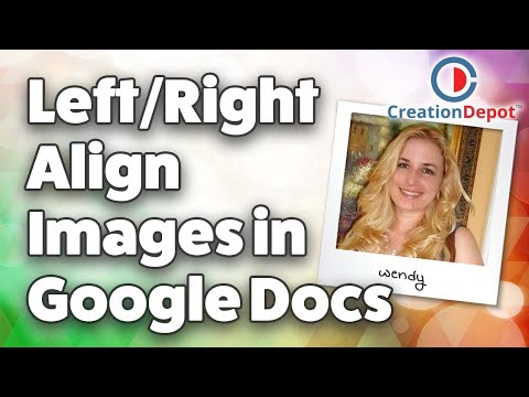 How to Make an Image Align Left or Align Right in Google Docs | Add margin to an image in Google Doc