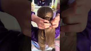 How to do a fishtail braid on yourself #shortvideo #shorts