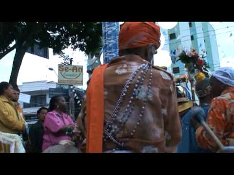 Moçambique do Alto de Pinheiros de BH-MG na Festa de São Benedito em Aparecida-SP 2008
