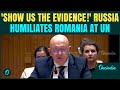 Russia EXPOSES ‘Major Holes’ in Romania’s Drone Accusations, SHOUTS ‘Where’s The Proof?’