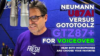 Neumann U87Ai Microphone vs GoToToolz GTZ87+ Clone