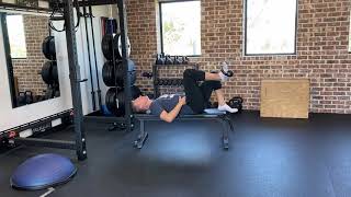 Supine Kettlebell Hip Flexion Kettlebell Supine Hip Flexion