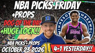 NBA Picks and Props Today Friday 10/23/2026 | Free NBA Best Bets, Player Props, and Predictions