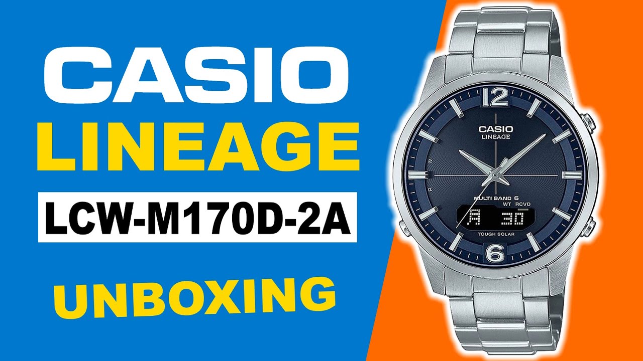 Lineage Unboxing LCW-M170D-2A YouTube Casio -