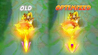 Roger Optimized Fiend Haunter Prime Skin VS OLD Skill Effects MLBB Comparison