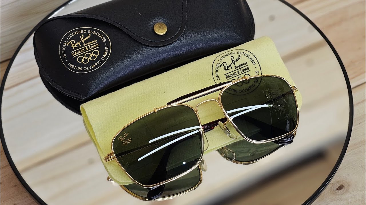 Vintage B&L Ray-Ban Olympic Games 1994/96 - YouTube