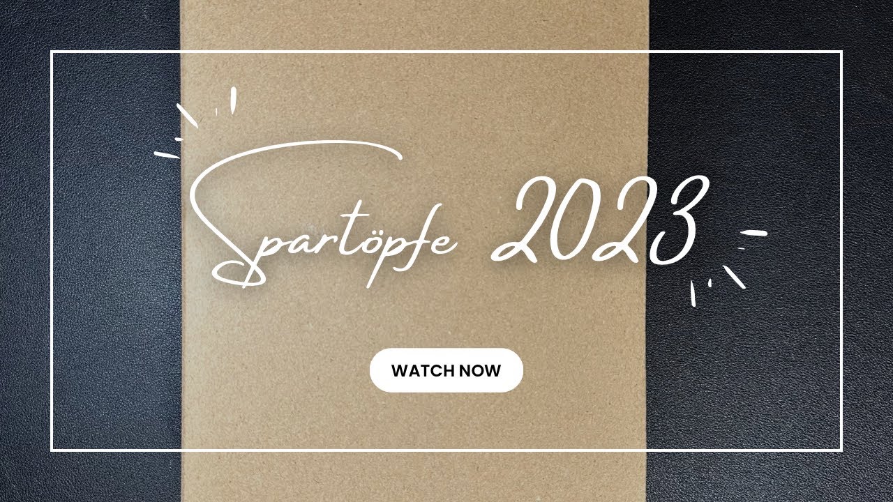 Meine Spartöpfe für 2023 + neues Buch ✨| Umschlagmethode l Budget