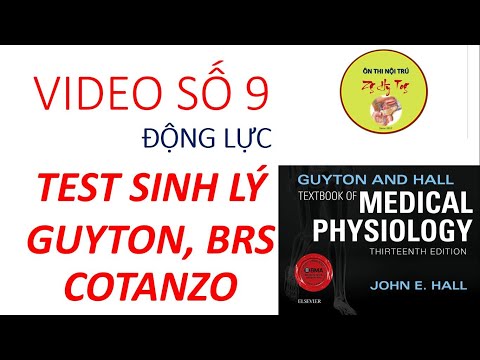 Video TEST GUYTON - BRS - COTANZO - SINH LÝ ÔN THI NỘI TRÚ - youtube
