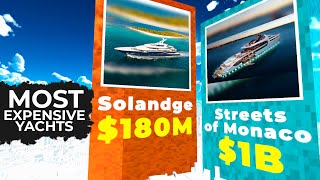 ๐ข TOP 20 Most Expensive Yachts In the World ๐ค Comparison 3D ๐ข TOP 20 Most Expensive Yachts In the World ๐ค Comparison 3D