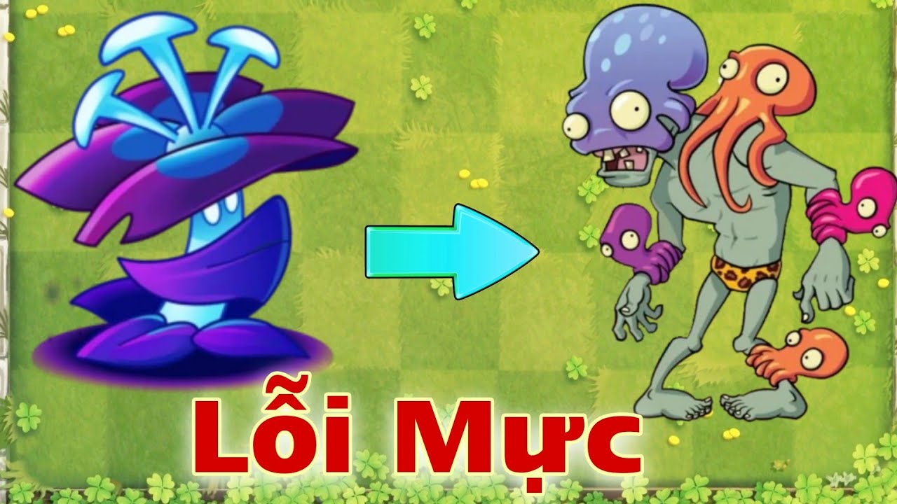 PVZ2 Test: Lỗi Grimrose khi hút zombies bị ném mực - PVZ2 MK - YouTube