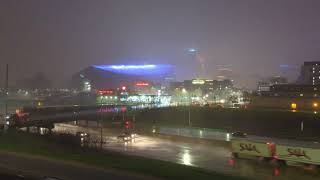 May 11, 2022, severe thunderstorm & tornado-warned storm in downtown Minneapolis