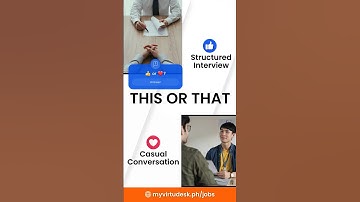 This or That: Casual Conversation VS. Structured Interview | Virtual Assistant Jobs #shorts