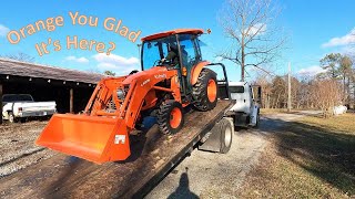 Delivering and Demoing Our New Kubota Tractor #KubotaTractor