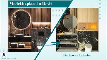How to Model in Place in Revit - Bathroom Interior