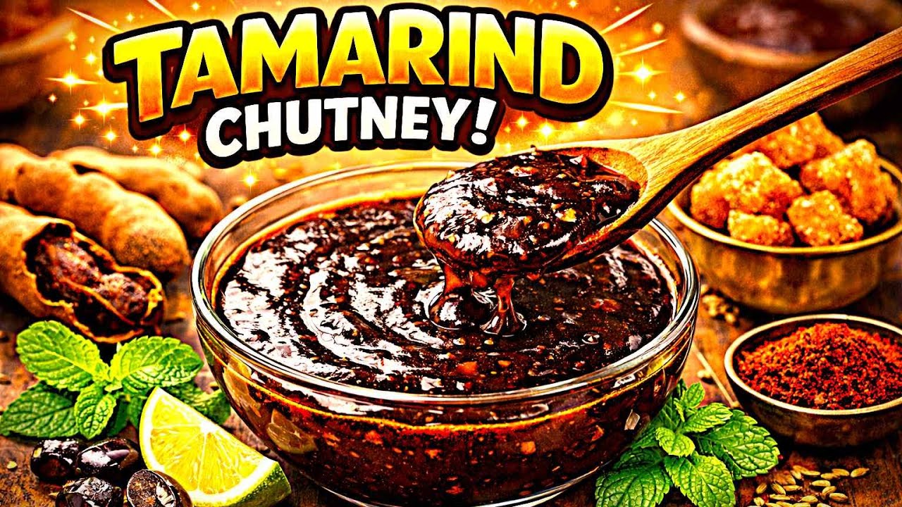 This Sweet Tamarind Chutney Goes with EVERYTHING | Easy Indian Chutney Recipe   @siimplyvegetariian⁩