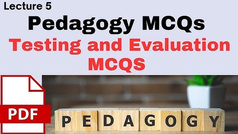 Pedagogy MCQs | Testing & Evaluation MCQs | FPSC, KPPSC, ETEA, #lecturer #sst #Headmaster