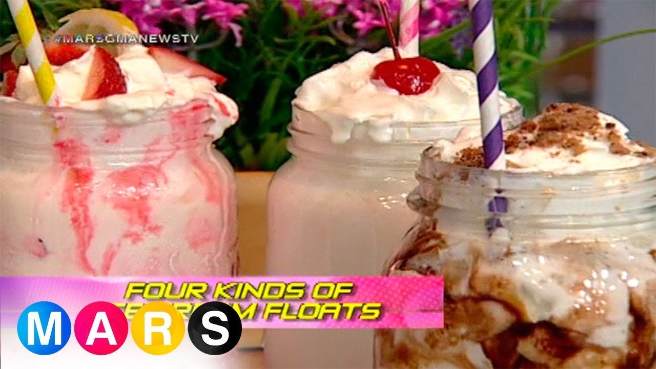 Mars Masarap: Four kinds of ice cream floats by Roence Santos