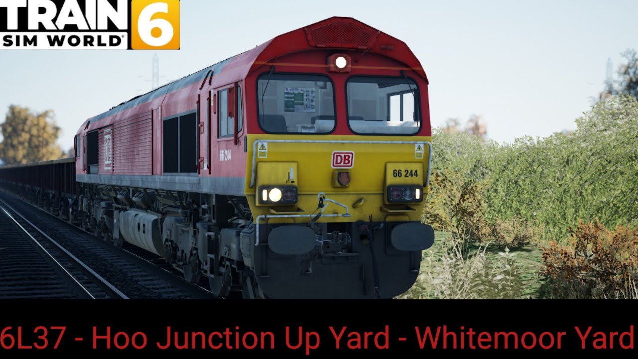 6L37 Hoo Junction Up Yard - Whitemoor Yard | Class 66 DB | South Eastern High Speed | TSW6