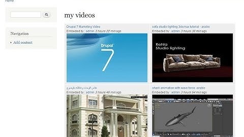 video gallery on drupal 7 views - panels - embed youtube-grap title-link thumbnial