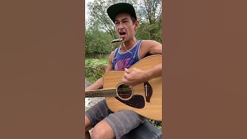 Thumbnail of Blowin in the wind Bob Dylan Button The Busker Cover One Man Band