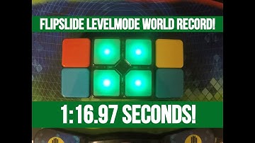 FlipSlide World Record: 1:16.97 seconds! (Level Mode)