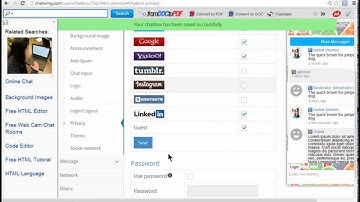 video web streaming Chat room software tool Chatwing