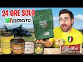 MANGIO SOLO CIBO MILITARE PER 24 ORE! (Razione K Esercito Italiano)
