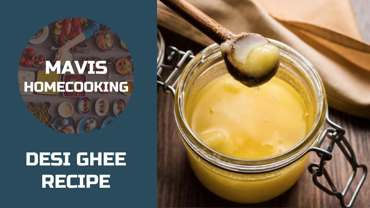 desi ghee recipe at home/homemade butter & desi ghee YouTube