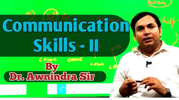Communication Skills - II | By Dr. Awnindra Sir |  UP Polytechnic 4th Semester | Gold Classes