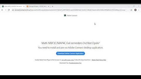 Logging into and using Adobe Connect
