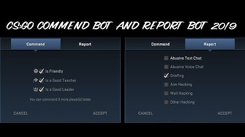 TUTORIAL 16 - CS:GO COMMEND AND REPORT BOT 2019 (OUTDATED)