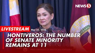 LIVE | Sen. Risa Hontiveros holds press briefing