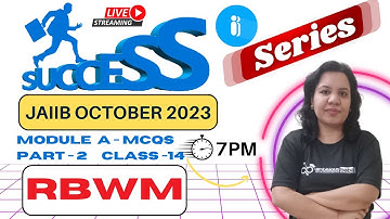 JAIIB OCT 2023 | JAIIB Success Series - Retail Banking | Module A - MCQs Part 2 | Rasika ma