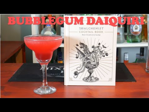 Bubblegum Daiquiri | The Alchemist Cocktail book recipes