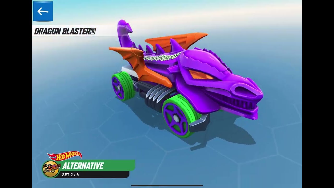 Unlocking dragon blaster in hot wheels race off