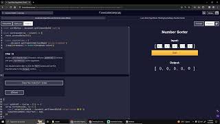 Basic Algorithmic Number Sorter 12